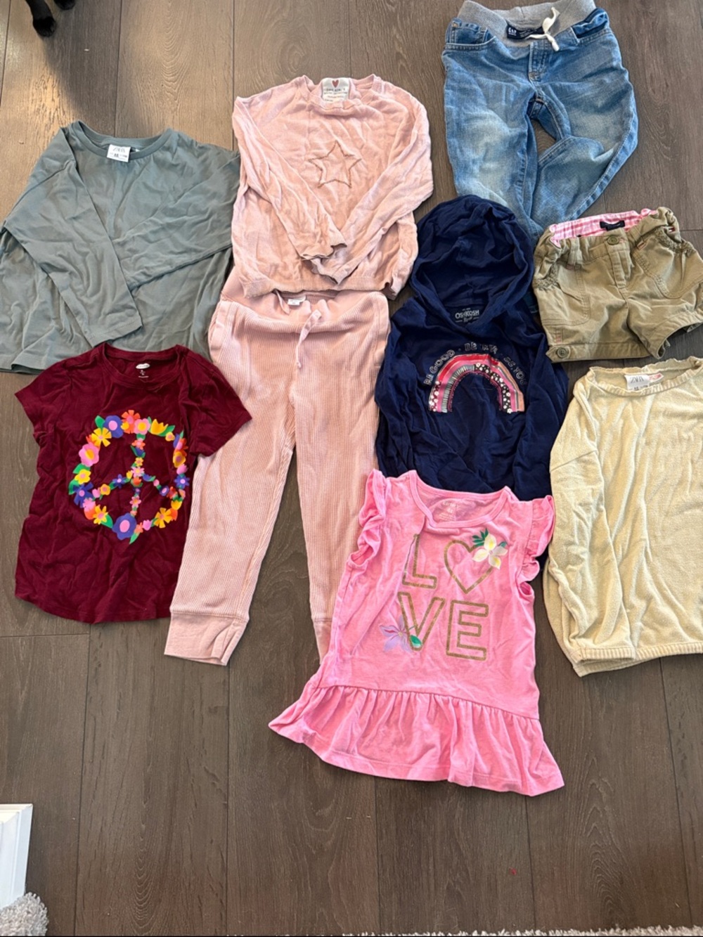 Zara Kids Matching Set - Pink, Navy, Burgundy, Green, Cream, Blue